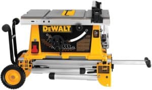 DEWALT 744XRS with rolling stand