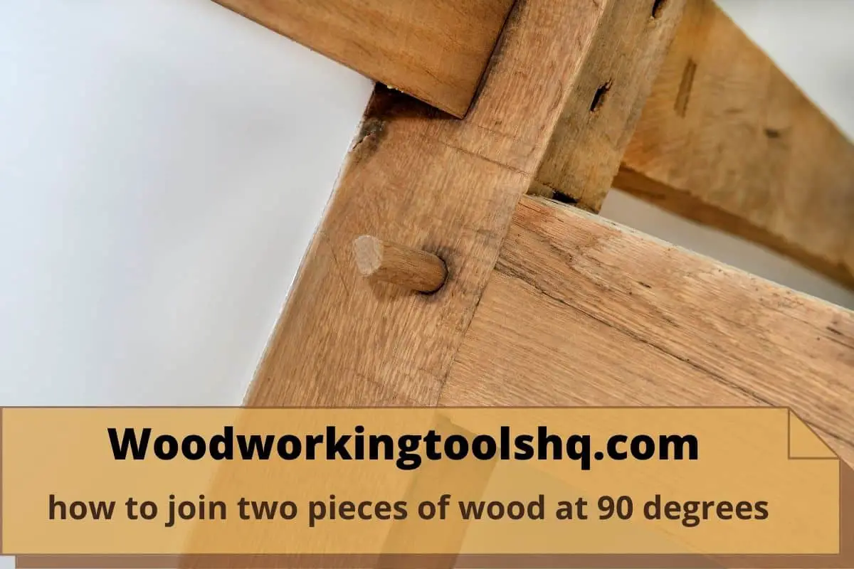 how to join two pieces of wood at 90 degrees
