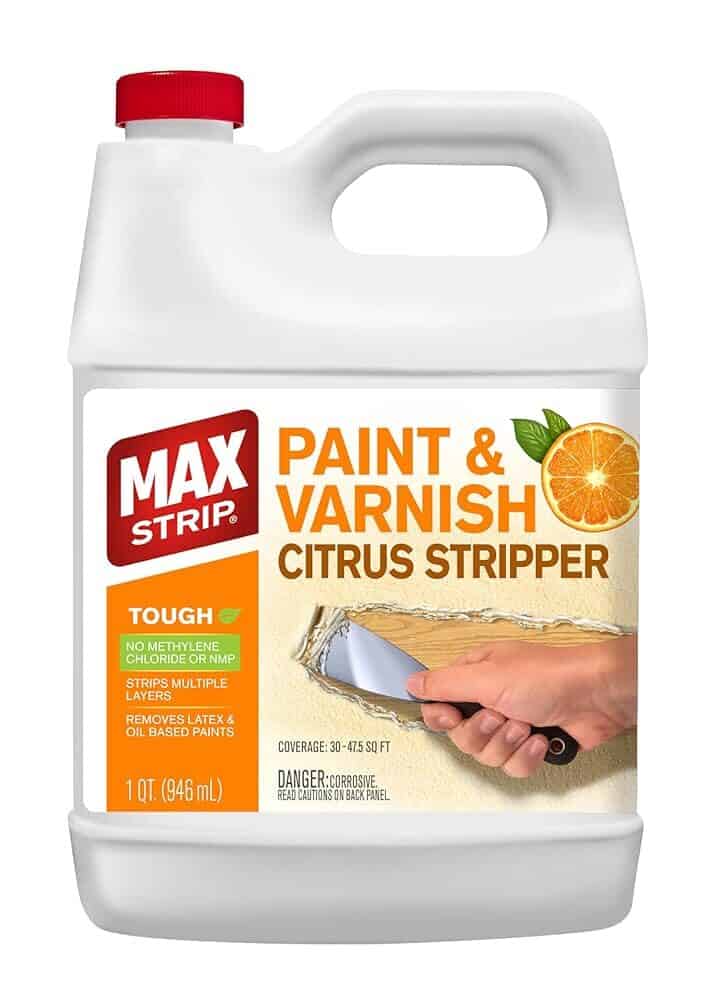 Max Strip Paint & Varnish Remover – Best Non-Toxic Paint Remover for Interior Use Around Kids or Pets