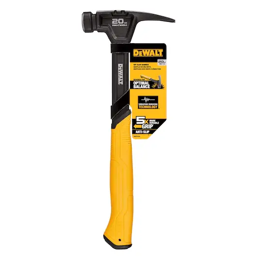 image showing; DEWALT DWHT51064 20 oz. Rip Claw – Best for Rough Woodworking and Site Prep