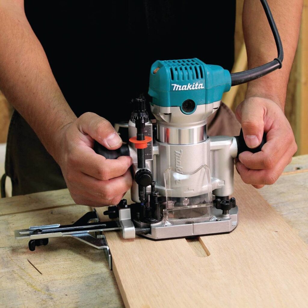 Makita RT0701CX7 — Best Trim Router for Hardwood Edge Banding and Template Routing