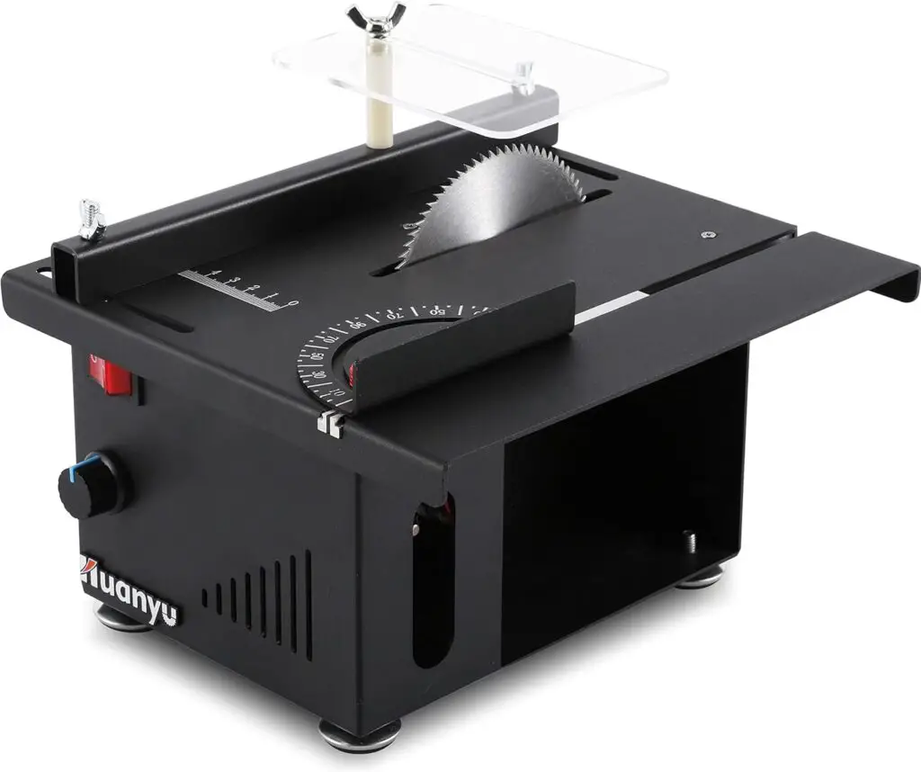 Huanyu Mini Table Saw – Heavy-Duty Compact Saw for Wood and Metal Work