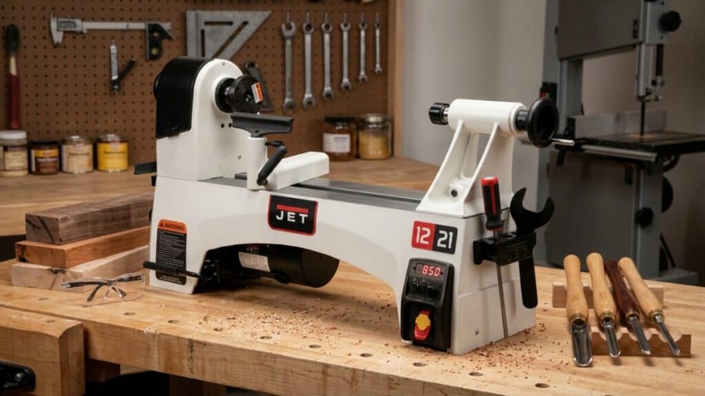 Jet JWL-1221VS — Best Overall Wood Lathe for Beginners